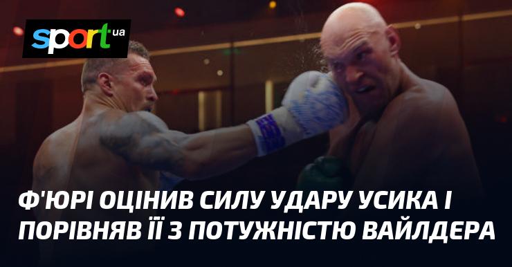 Ф'юрі проаналізував ударну міць Усика та зіставив її з енергією ударів Вайлдера.