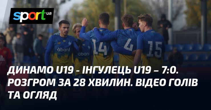 Динамо U19 розгромило Інгулець U19 з рахунком 7:0 всього за 28 хвилин. Дивіться відео з голами та огляд матчу!