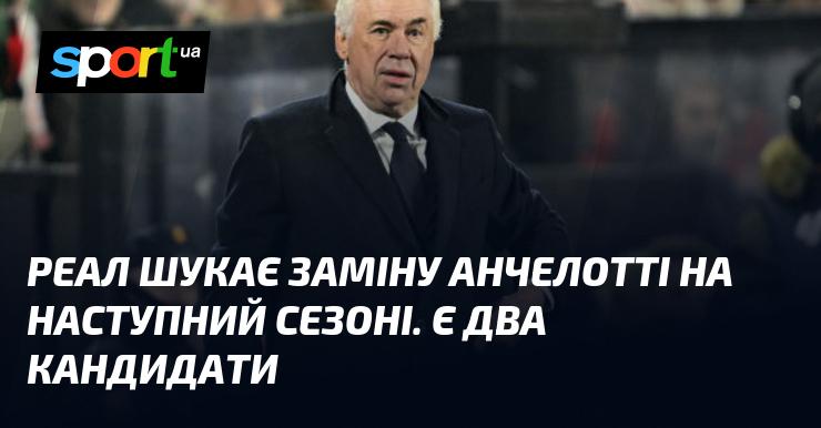 Реал активно розглядає можливості заміни Анчелотті на наступний сезон. Існує двоє потенційних кандидатів.